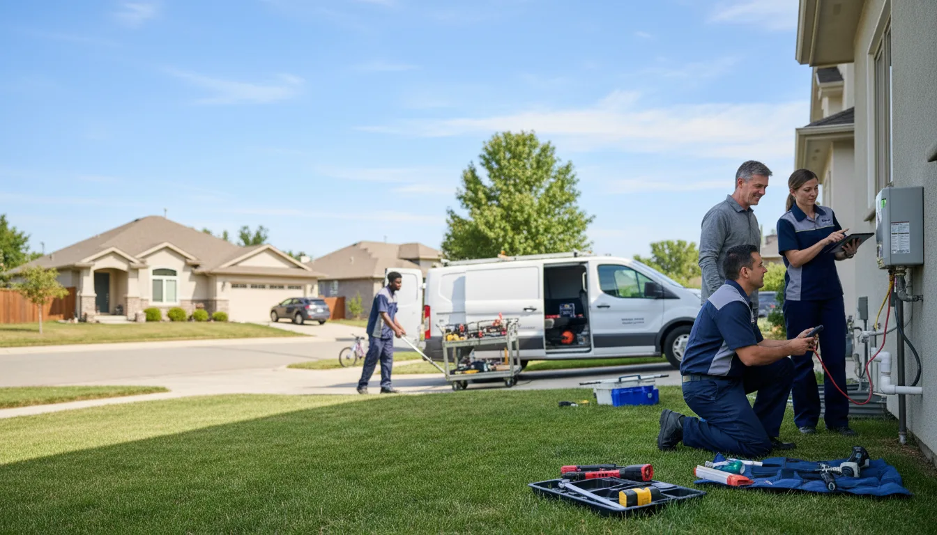 Tankless water heater service in Wickett, TX